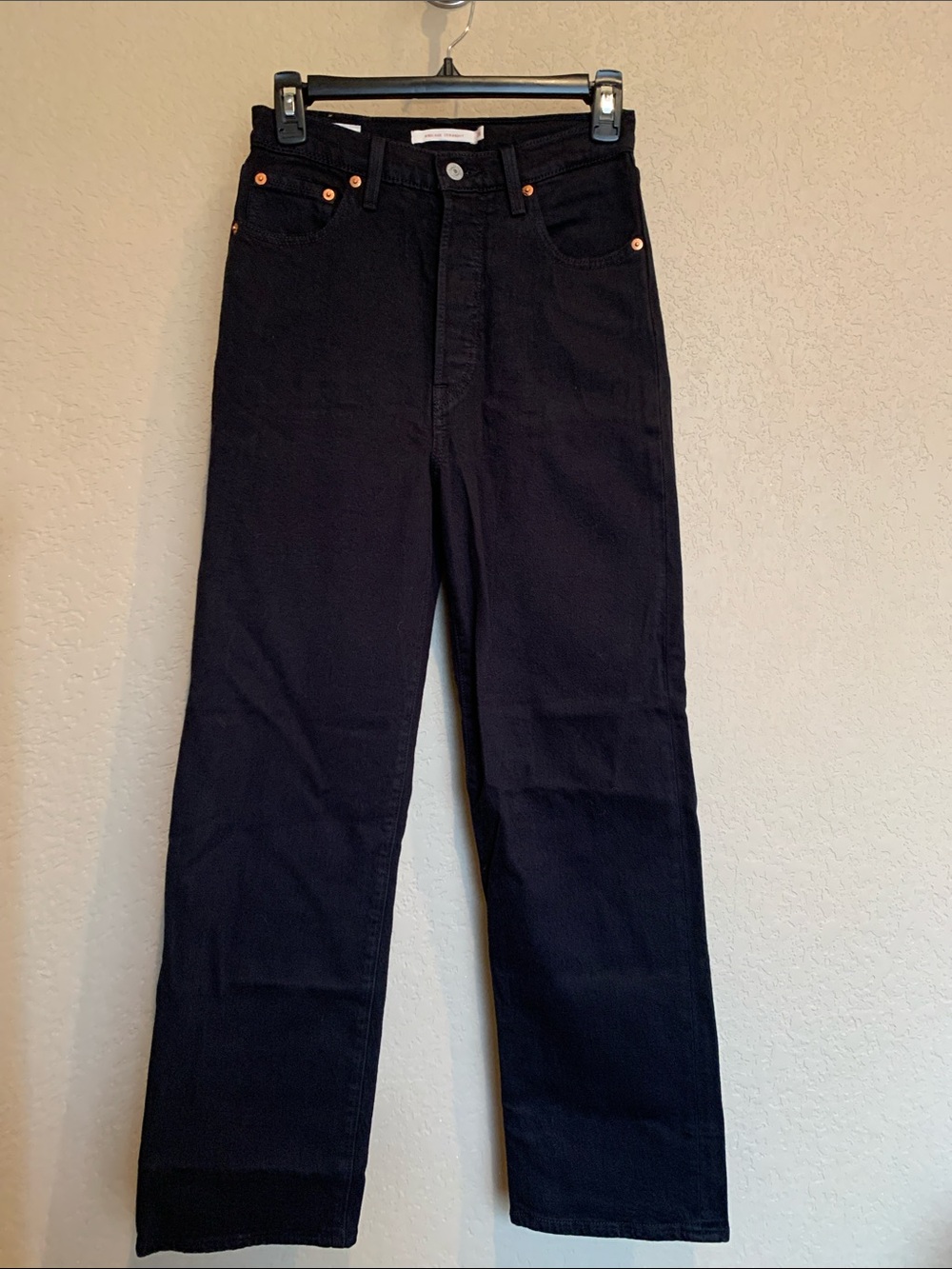 Levi's Black Rib Cage Straight
